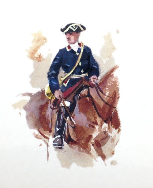 Piqueur de Bertrand de Valon avant 1914 par Karl Reille - Mémoires - Archives de l'équipage